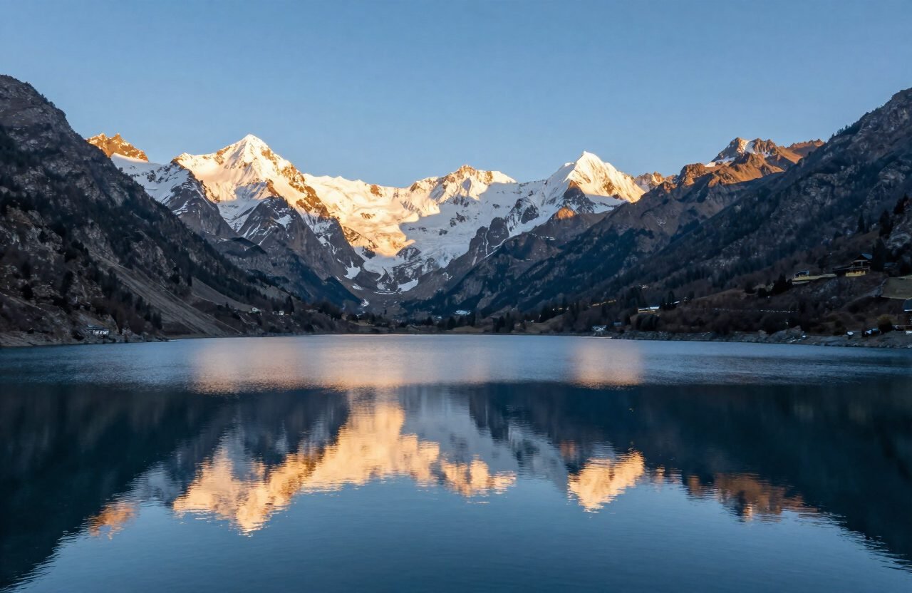 Calm mountain lake at sunrise, representing the structured, root-cause approach to ADHD care at Neurogenics ADHD Clinic
